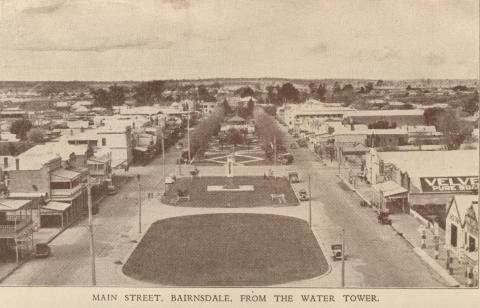 Main Street, from the water tower, Bairnsdale