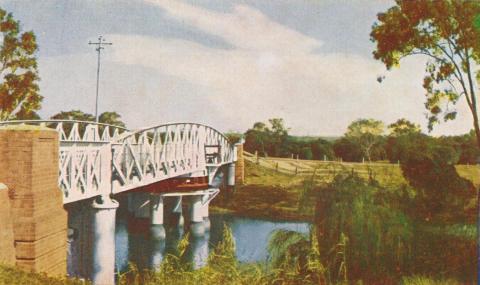 Swing Bridge, Latrobe River, Sale, 1956