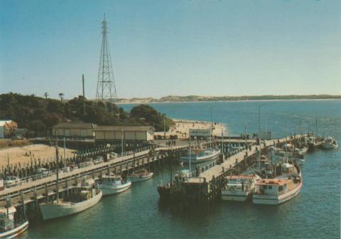 The fishing fleet at the wharf, San Remo