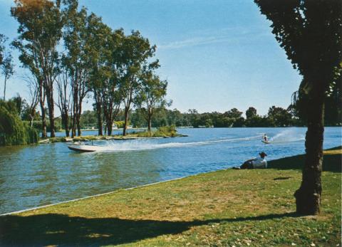Water skiing on Lake Victoria, Shepparton