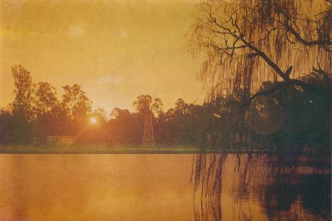 Sunset over Lake Victoria, Shepparton