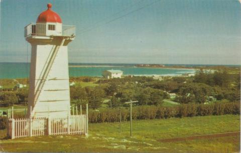 Overlooking camping area and harbour, Warrnambool