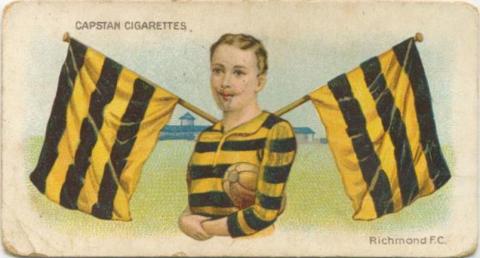 Richmond Football Club, Capstan Cigarettes Card