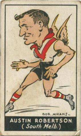 Austin Robertson, South Melbourne Football Club, Standard Cigarettes Card
