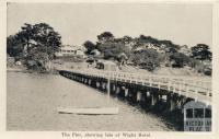 The pier, showing Isle of Wight Hotel, Cowes