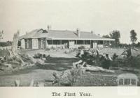 Dr Wight's, Kyabram, the first year, 1918