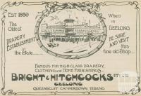 Bright & Hitchcocks Drapery, Geelong, 1918-20