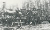 First train load of Korumburra coal to Melbourne, 1892