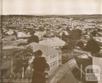 Ivanhoe, as seen from the clock tower of the new Town Hall, 1937