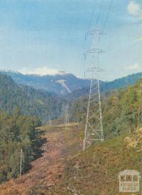 Powerline from McKay Creek Station, 1971