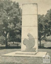 War Memorial, Yallourn, 1961