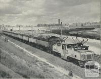 Transport of overburden for disposal - Morwell open cut, 1959