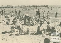 Beach Scene, St Kilda, c1937
