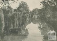 The Ovens River, taken from the Major Mitchell Bridge, 1960