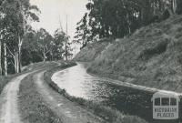 O'Shannassy Aqueduct, Wesburn, 1956