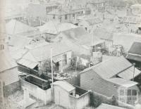 Slum pocket at South Melbourne, density 49 houses to the acre, 1942