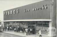 Paynes new store at Morwell, 1960