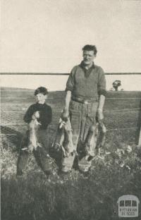 Hunting day at Bacchus Marsh, 1950