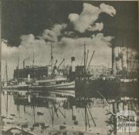 Ships at Footscray, 1950