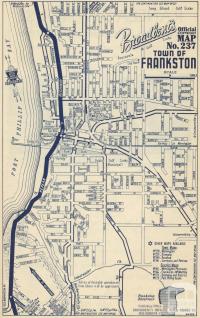 Map Frankston, 1949