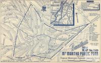 Map Mount Martha Public Park, 1949