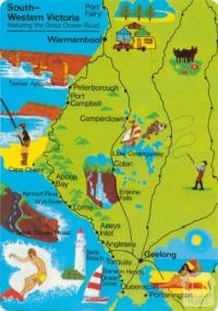 Map of South-Western Victoria