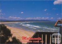 View looking north Bastion Point Look-out to Mallacoota Inlet and the sandy beaches of the Wilderness Coast