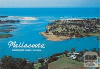 Aerial view of township looking towards the entrance, Mallacoota