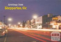 Wyndham Street at night, Shepparton