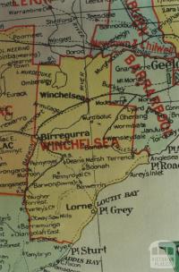 Winchelsea shire map, 1924