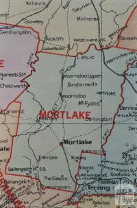 Mortlake shire map, 1924