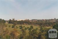 View to Westfield, across Doncaster Municipal Gardens, 2002