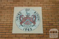 Shire of Ripon plaque, Beaufort, 2002