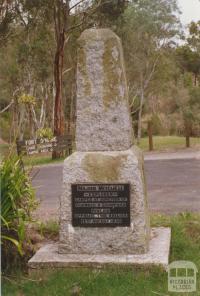 Major Mitchell memorial, Fort O'Hare, Dartmoor, 2006