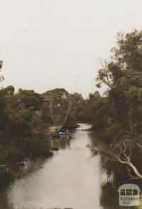 Kananook Creek north from Station Street, Seaford, 2008