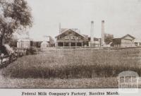 Federal Milk Company's factory, Bacchus Marsh, 1919