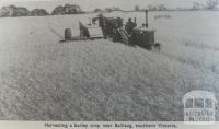 Harvesting barley near Balliang, 1965