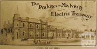 Prahran-Malvern Electric Tramway, Coldblo Road, 1909