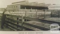 Council abattoirs, Richmond, 1912