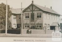 Mechanics' Institute, Footscray, 1921