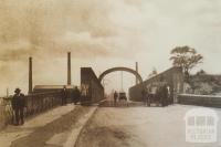 Old Church Street bridge, Prahran 1921