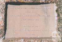 Memorial Plaque near Snake Valley, 2010