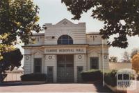 Memorial Hall, Elmore, 2012