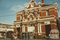 Former Post Office (1891), next to railway station, Elsternwick, 1980