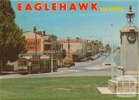The Cenotaph and High Street, Eaglehawk