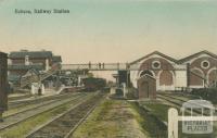 Echuca, Railway Station, 1909