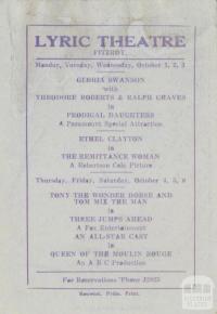 Lyric Theatre, Fitzroy