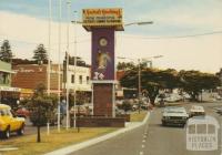 Nepean Highway as it passes through the main shopping centre of Frankston