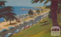 A general view of Eastern Beach, Geelong, 1960