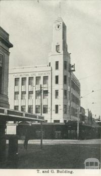 T.&G. Building, Geelong, 1948